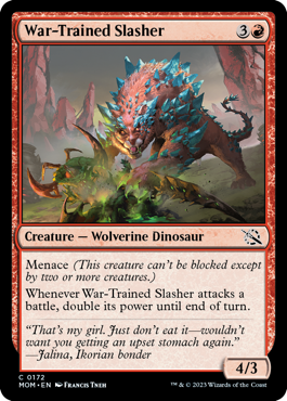 War-Trained Slasher - March of the Machine - C - 172