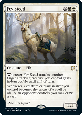 Fey Steed - Commander: Adventures in the Forgotten Realms - R - 5