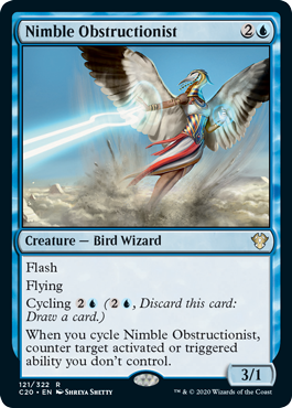 Nimble Obstructionist - Commander 2020 - R - 121