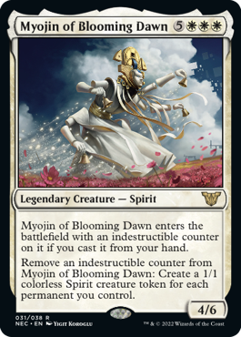 Myojin of Blooming Dawn - Commander: Kamigawa: Neon Dynasty - R - 31