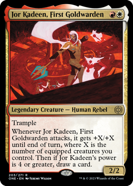 Jor Kadeen, First Goldwarden - Phyrexia: All Will Be One - R - 203