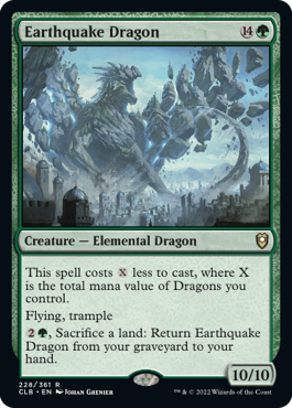 Earthquake Dragon - Commander Legends: Battle for Baldur's Gate - R - 228
