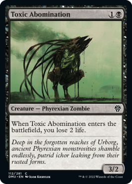 Toxic Abomination - Dominaria United - C - 112