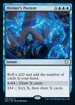 Diviner's Portent - Commander: Adventures in the Forgotten Realms - R - 15