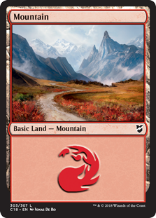 Mountain (303) - Commander 2018 - L - 303