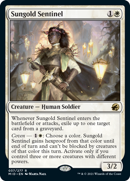 Sungold Sentinel - Innistrad: Midnight Hunt - R - 37