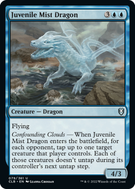 Juvenile Mist Dragon - Commander Legends: Battle for Baldur's Gate - U - 79