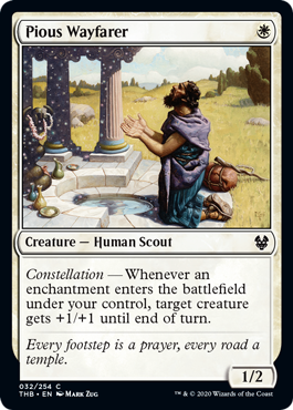 Pious Wayfarer - Theros Beyond Death - C - 32