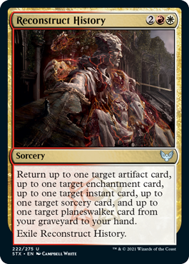 Reconstruct History - Strixhaven: School of Mages - U - 222