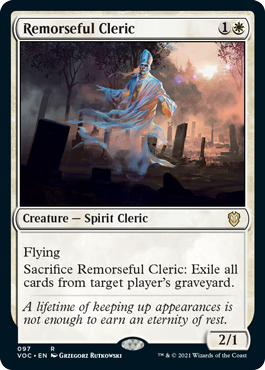 Remorseful Cleric - Commander: Innistrad: Crimson Vow - R - 97