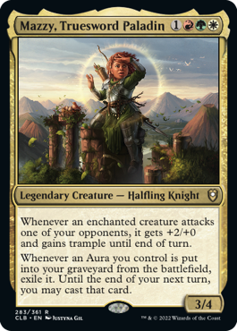 Mazzy, Truesword Paladin - Commander Legends: Battle for Baldur's Gate - R - 283