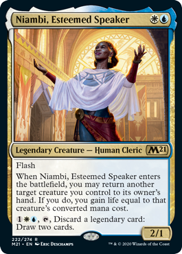Niambi, Esteemed Speaker - Core Set 2021 - R - 222
