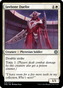 Jawbone Duelist - Phyrexia: All Will Be One - U - 18