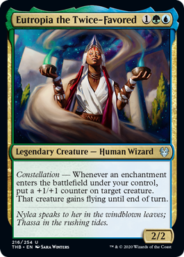 Eutropia the Twice-Favored - Theros Beyond Death - U - 216