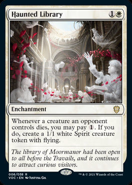 Haunted Library - Commander: Innistrad: Crimson Vow - R - 6