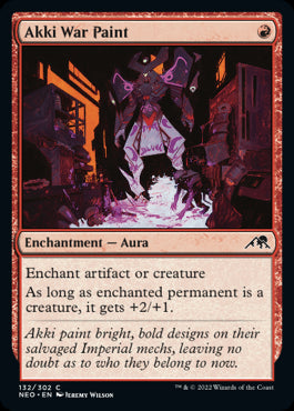 Akki War Paint - Kamigawa: Neon Dynasty - C - 132