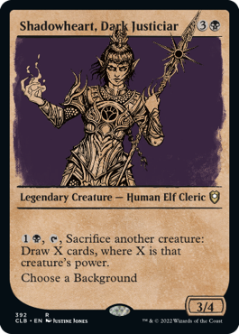 Shadowheart, Dark Justiciar (Showcase) - Commander Legends: Battle for Baldur's Gate - R - 392