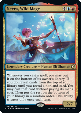 Neera, Wild Mage - Commander Legends: Battle for Baldur's Gate - R - 288