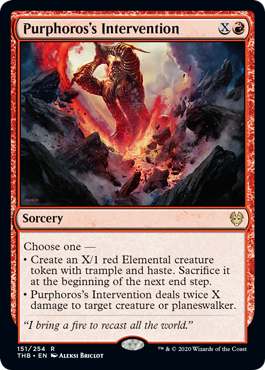 Purphoros's Intervention - Theros Beyond Death - R - 151