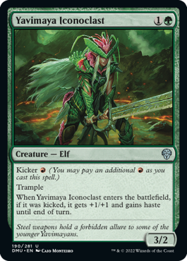 Yavimaya Iconoclast - Dominaria United - U - 190