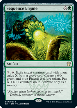 Sequence Engine - Commander 2021 - R - 67