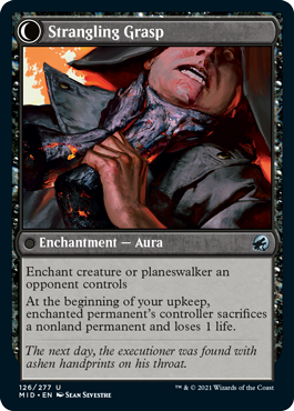 Vengeful Strangler - Innistrad: Midnight Hunt - U - 126