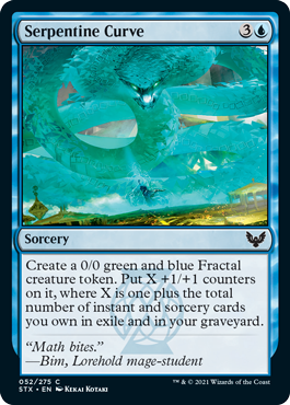 Serpentine Curve - Strixhaven: School of Mages - C - 52