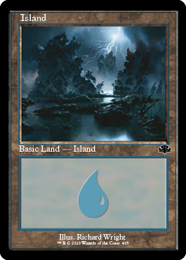 Island (405) (Retro Frame) - Dominaria Remastered - L - 405