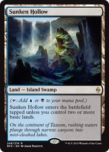 Sunken Hollow - Battle for Zendikar - R - 249
