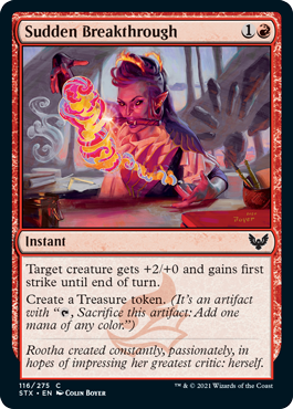 Sudden Breakthrough - Strixhaven: School of Mages - C - 116