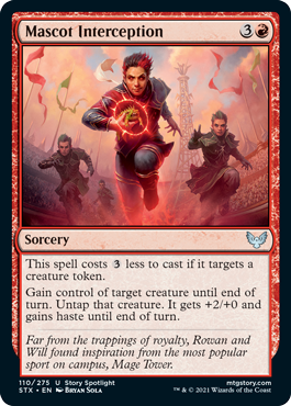 Mascot Interception - Strixhaven: School of Mages - U - 110