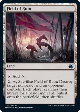 Field of Ruin - Innistrad: Midnight Hunt - U - 262