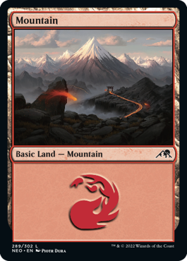 Mountain (289) - Kamigawa: Neon Dynasty - L - 289