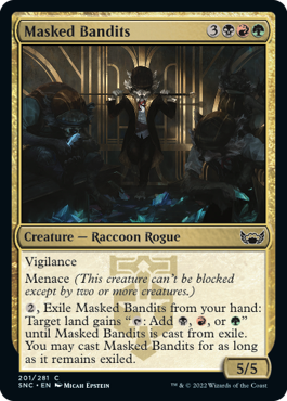 Masked Bandits - Streets of New Capenna - C - 201