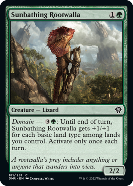 Sunbathing Rootwalla - Dominaria United - C - 181