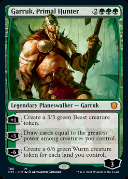 Garruk, Primal Hunter - Commander 2021 - M - 190
