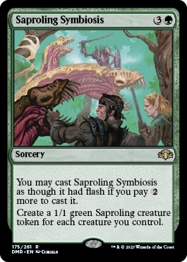Saproling Symbiosis - Dominaria Remastered - R - 175
