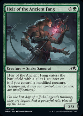 Heir of the Ancient Fang - Kamigawa: Neon Dynasty - C - 191
