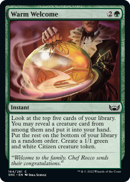 Warm Welcome - Streets of New Capenna - C - 164