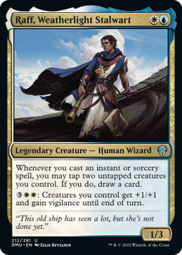 Raff, Weatherlight Stalwart - Dominaria United - U - 212
