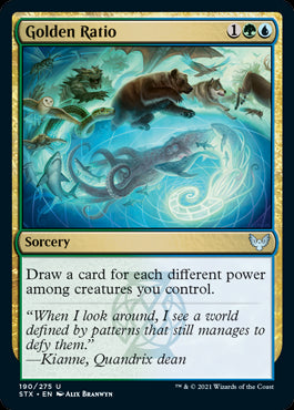 Golden Ratio - Strixhaven: School of Mages - U - 190