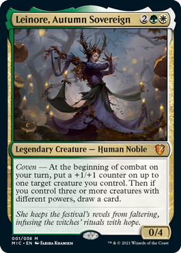 Leinore, Autumn Sovereign - Commander: Innistrad: Midnight Hunt - M - 1