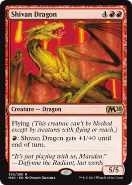Shivan Dragon - Core Set 2020 - R - 335