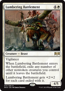 Lumbering Battlement - Ravnica Allegiance - R - 15