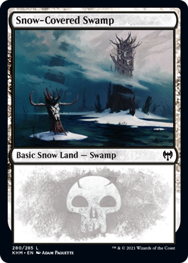 Snow-Covered Swamp (280) - Kaldheim - L - 280