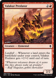 Valakut Predator - Battle for Zendikar - C - 160
