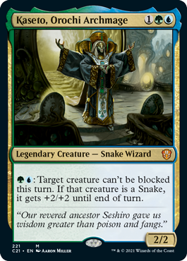 Kaseto, Orochi Archmage - Commander 2021 - M - 221