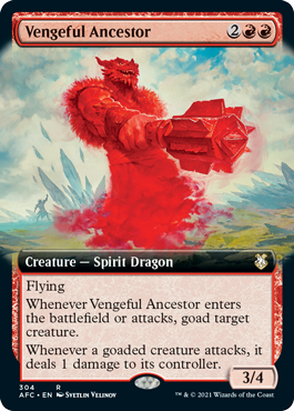 Vengeful Ancestor (Extended Art) - Commander: Adventures in the Forgotten Realms - R - 304