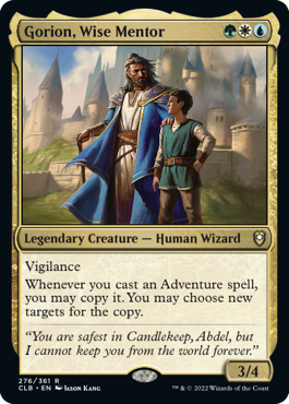 Gorion, Wise Mentor - Commander Legends: Battle for Baldur's Gate - R - 276