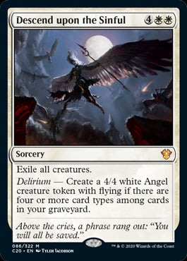 Descend upon the Sinful - Commander 2020 - M - 86